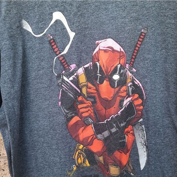 Marvel men's Deadpool Anti-Hero graphic T-shirt - Picture 4 of 8